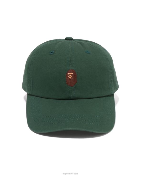 צבא ירוק A Bathing Ape 644LV446 גברים מכסה פאנל נקודה אחת