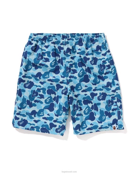 כְּחוֹל A Bathing Ape 644LV44 גברים מכנסי חוף של abc camo