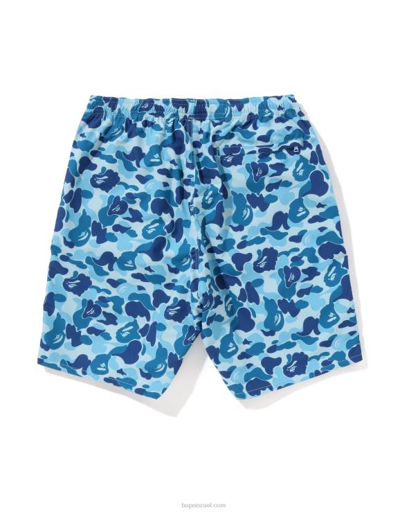 כְּחוֹל A Bathing Ape 644LV44 גברים מכנסי חוף של abc camo