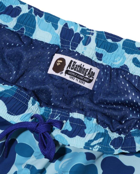כְּחוֹל A Bathing Ape 644LV44 גברים מכנסי חוף של abc camo
