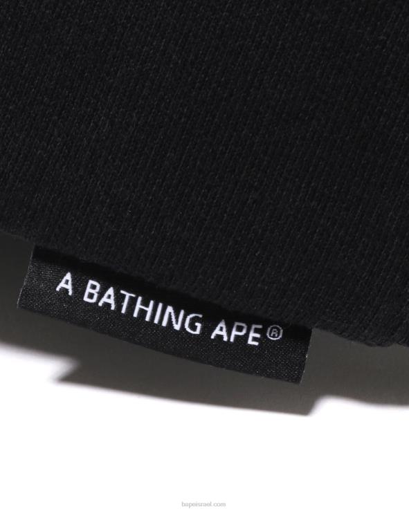 שָׁחוֹר A Bathing Ape 644LV453 גברים כובע סילון זיעה