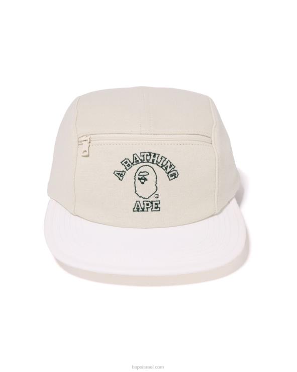 לבן A Bathing Ape 644LV454 גברים כובע סילון זיעה