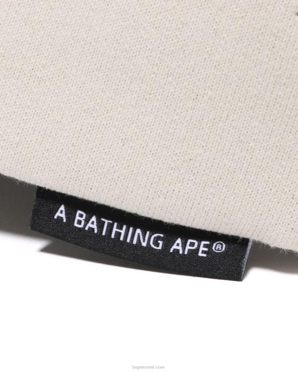 לבן A Bathing Ape 644LV454 גברים כובע סילון זיעה