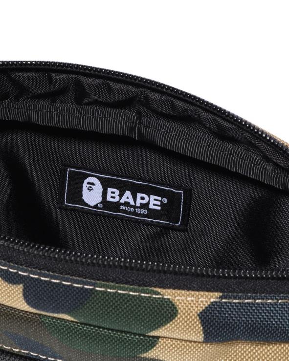 צהוב A Bathing Ape 644LV469 גברים תיק כתף קטן מסוג camo