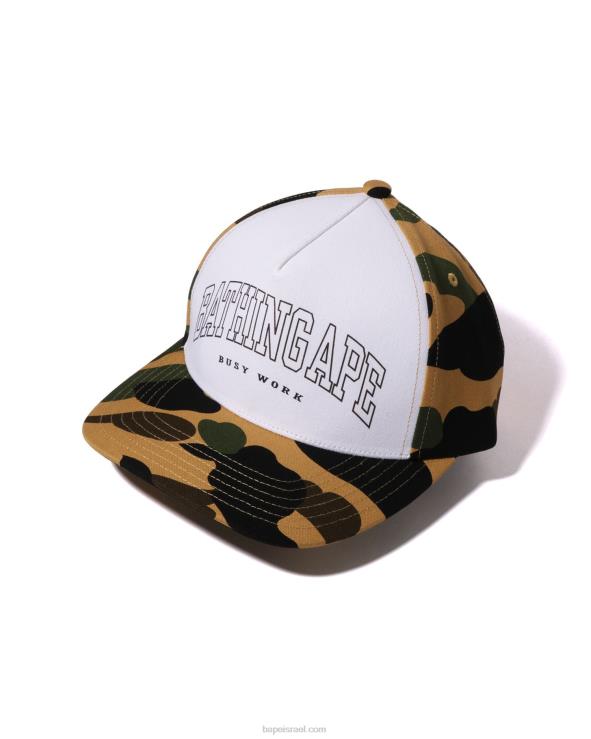 צהוב A Bathing Ape 644LV472 גברים כובע קמו 1