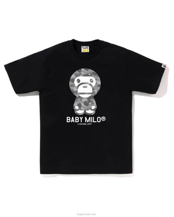 שָׁחוֹר A Bathing Ape 644LV47 גברים חלת דבש camo בייבי מילו טי