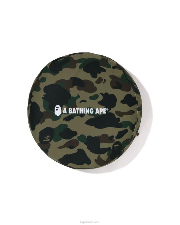 צבא ירוק A Bathing Ape 644LV487 גברים כרית חרוזים פלאפיים 1st camo