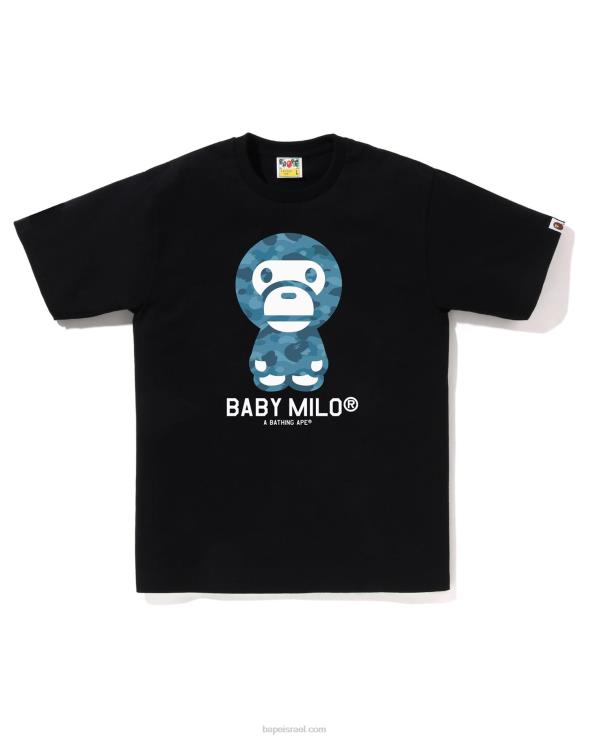 שָׁחוֹר A Bathing Ape 644LV48 גברים חלת דבש camo בייבי מילו טי