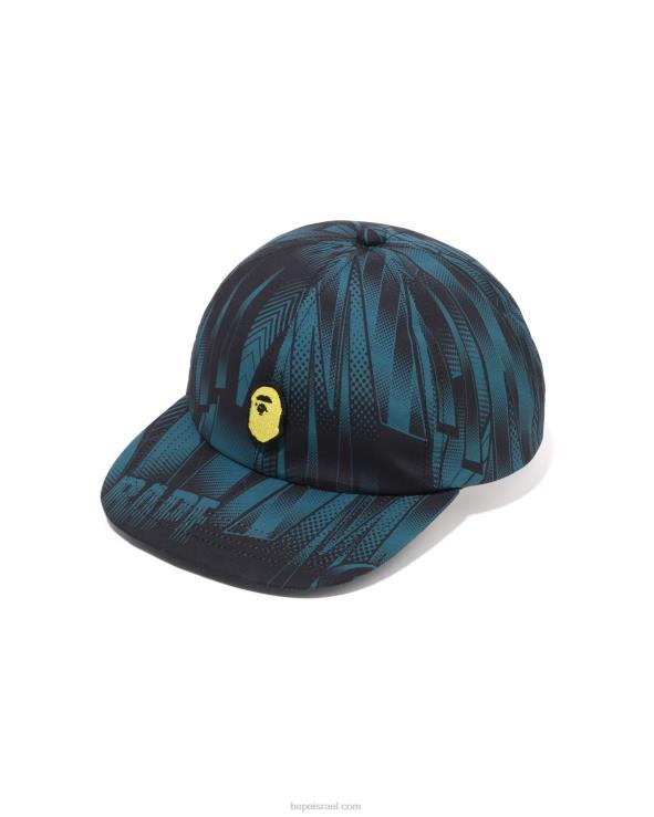 כְּחוֹל A Bathing Ape 644LV495 גברים כובע פאנל speed racer