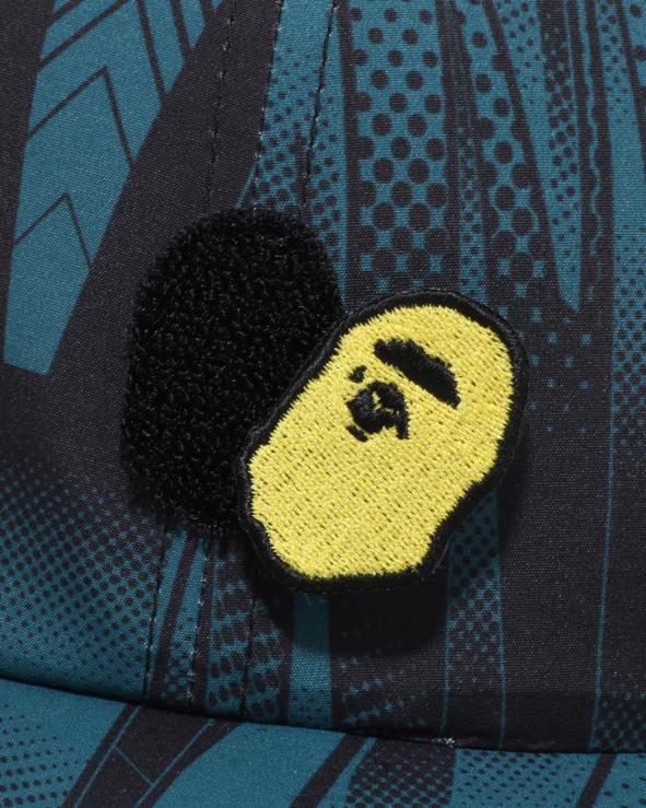 כְּחוֹל A Bathing Ape 644LV495 גברים כובע פאנל speed racer