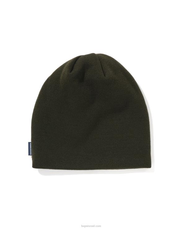 צבא ירוק A Bathing Ape 644LV497 גברים כובע סרוג לפנים