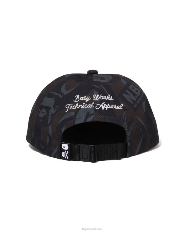 שָׁחוֹר A Bathing Ape 644LV505 גברים x כובע nbhd