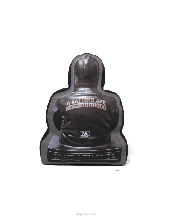 שָׁחוֹר A Bathing Ape 644LV507 גברים כרית כריש x nbhd