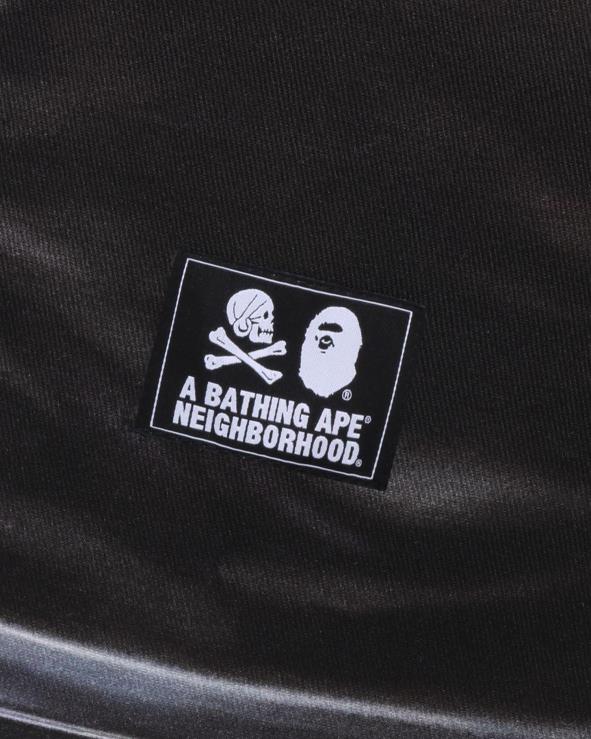שָׁחוֹר A Bathing Ape 644LV507 גברים כרית כריש x nbhd
