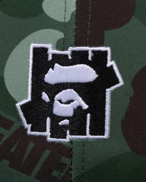 צבא ירוק A Bathing Ape 644LV516 גברים x undftd color camo כובע רשת