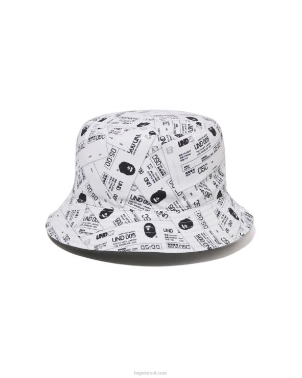 צבא ירוק A Bathing Ape 644LV518 גברים x undftd color camo כובע דלי פלנל