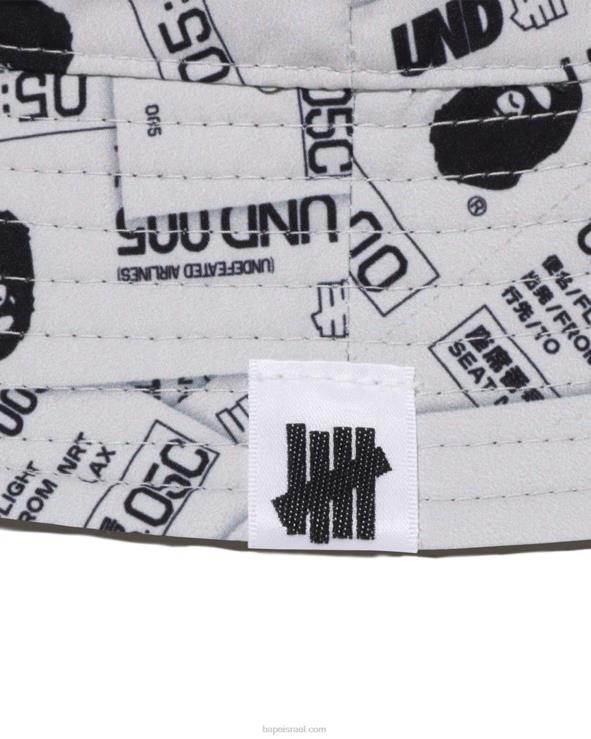 כחול כהה A Bathing Ape 644LV519 גברים x undftd color camo כובע דלי פלנל