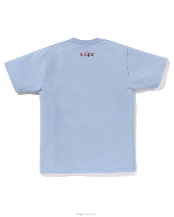 כחול בהיר A Bathing Ape 644LV52 גברים ראש טי 1993