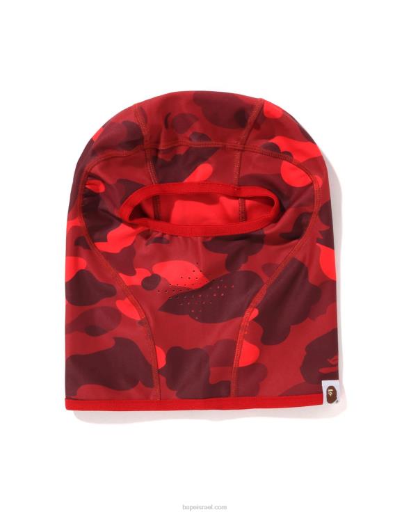 אדום בהיר A Bathing Ape 644LV531 גברים צבע camo balaclava