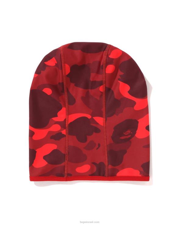 אדום בהיר A Bathing Ape 644LV531 גברים צבע camo balaclava