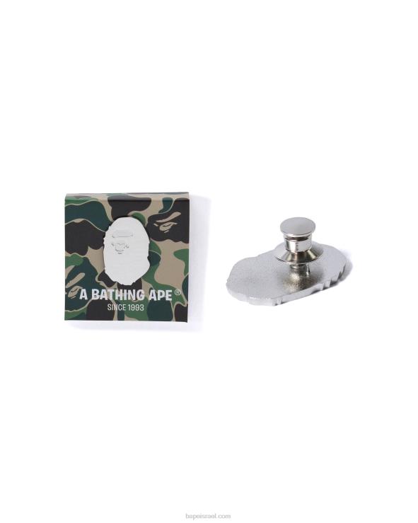 אדום בהיר A Bathing Ape 644LV536 גברים כובע רשת לוגו camo nyc צבעוני