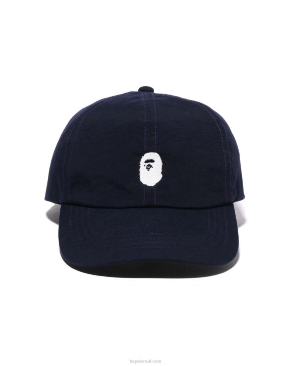 כחול כהה A Bathing Ape 644LV538 גברים מכסה פאנל נקודה אחת