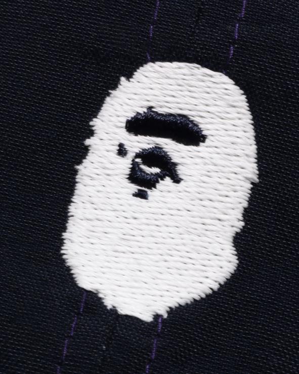 כחול כהה A Bathing Ape 644LV538 גברים מכסה פאנל נקודה אחת
