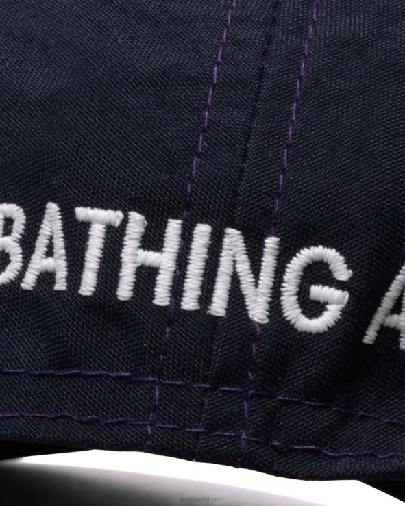 כחול כהה A Bathing Ape 644LV538 גברים מכסה פאנל נקודה אחת