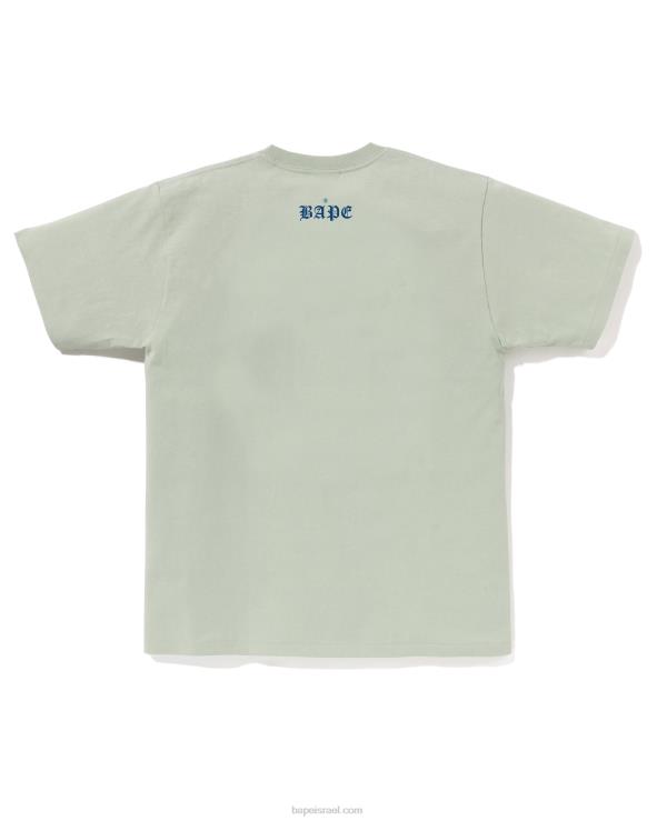 כחול בהיר A Bathing Ape 644LV53 גברים ראש טי 1993