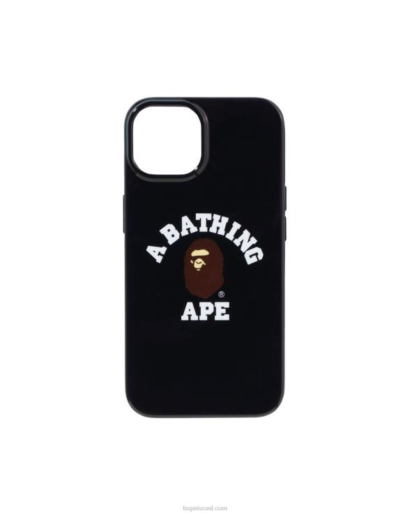 שָׁחוֹר A Bathing Ape 644LV543 גברים כיסוי לאייפון 14 מכללה