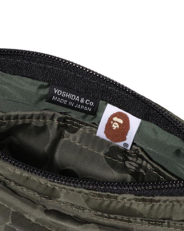 צבא ירוק A Bathing Ape 644LV548 גברים נרתיק כתף קמו מוצק של x porter