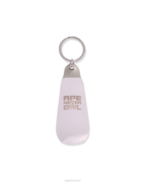 כסף A Bathing Ape 644LV558 גברים x ovo קרן נעליים