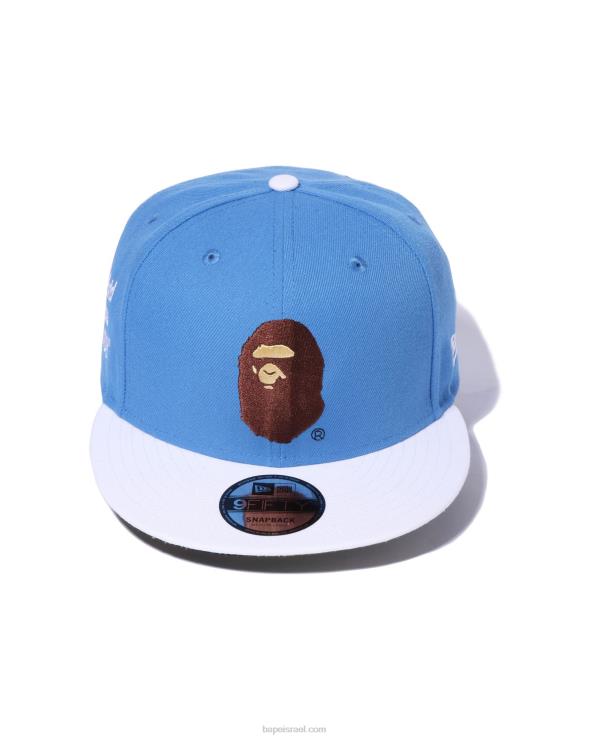 כְּחוֹל A Bathing Ape 644LV562 גברים x new era head 9 fifty cap