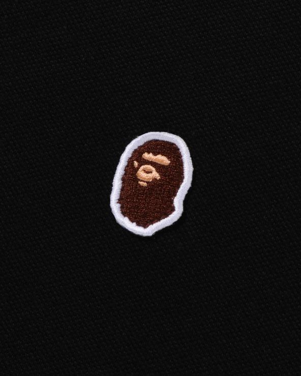 שָׁחוֹר A Bathing Ape 644LV56 גברים ראש נקודה אחת בכושר נינוח