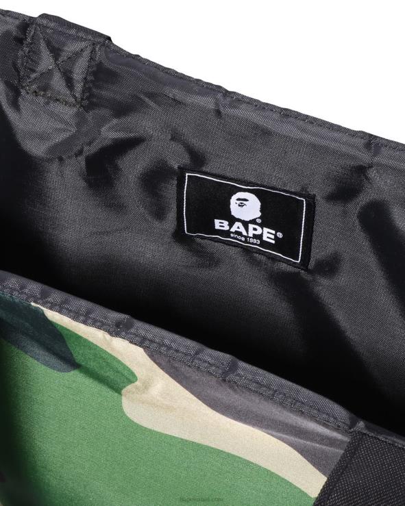 צבא ירוק A Bathing Ape 644LV572 גברים מושב פיקניק ראש abc camo