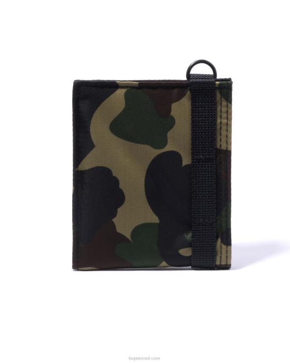 צבא ירוק A Bathing Ape 644LV573 גברים ארנק קאמו 1st porter
