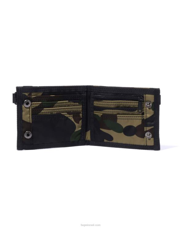 צבא ירוק A Bathing Ape 644LV573 גברים ארנק קאמו 1st porter