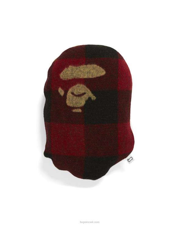 אדום בהיר A Bathing Ape 644LV580 גברים x כרית ראש Woolrich