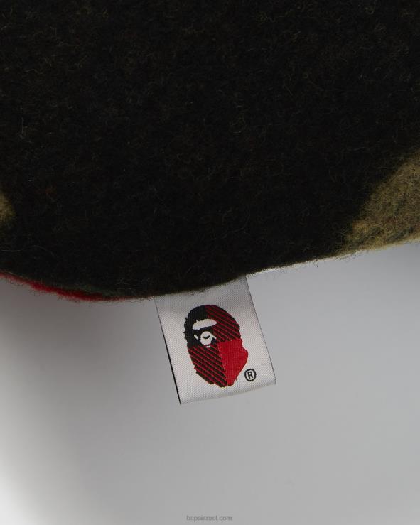 אדום בהיר A Bathing Ape 644LV580 גברים x כרית ראש Woolrich