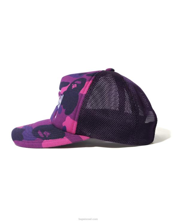 סָגוֹל A Bathing Ape 644LV584 גברים x כובע משאית סטססי