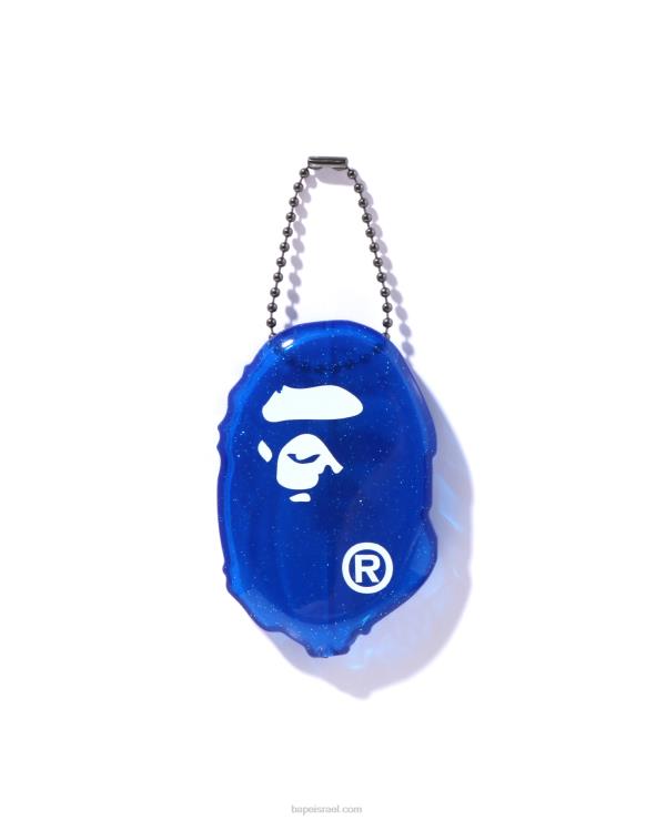 כְּחוֹל A Bathing Ape 644LV596 גברים נרתיק מטבעות ראש