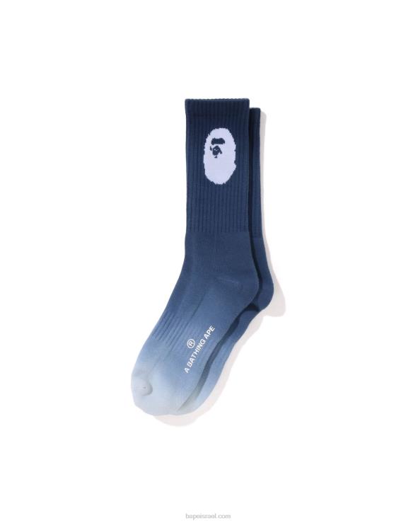 כְּחוֹל A Bathing Ape 644LV600 גברים גרביים מדורגים