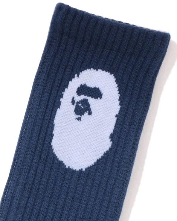 כְּחוֹל A Bathing Ape 644LV600 גברים גרביים מדורגים