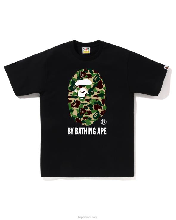 שָׁחוֹר A Bathing Ape 644LV60 גברים abc camo על ידי חולצת טי