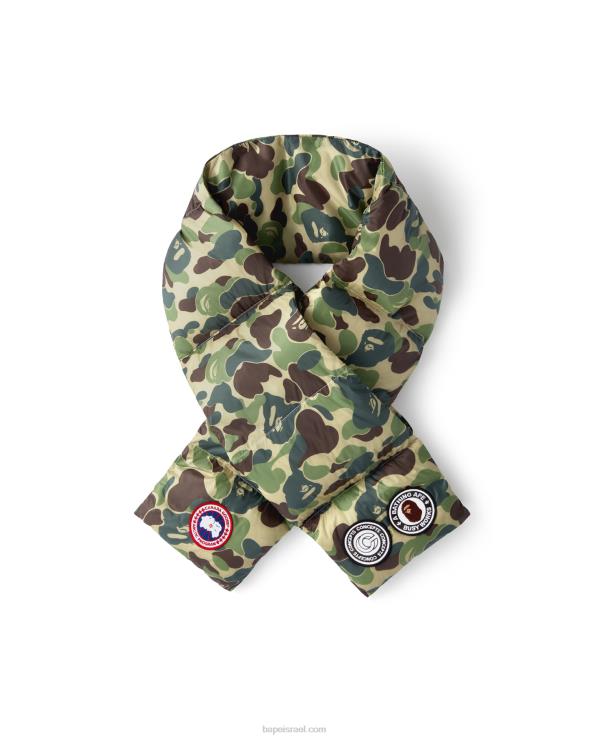 צבא ירוק A Bathing Ape 644LV614 גברים x canada goose x concepts abc camo down צעיף
