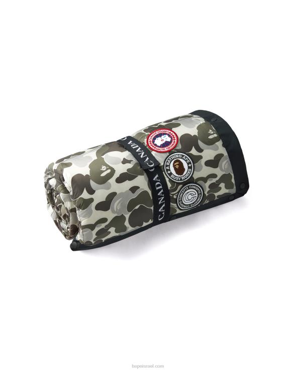 אפור A Bathing Ape 644LV616 גברים x canada goose x concepts abc camo שמיכת פוך