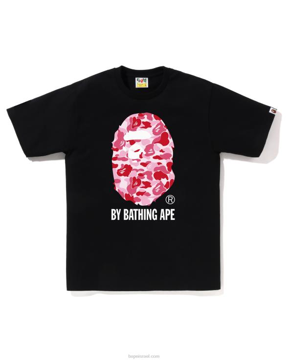 שָׁחוֹר A Bathing Ape 644LV61 גברים abc camo על ידי חולצת טי
