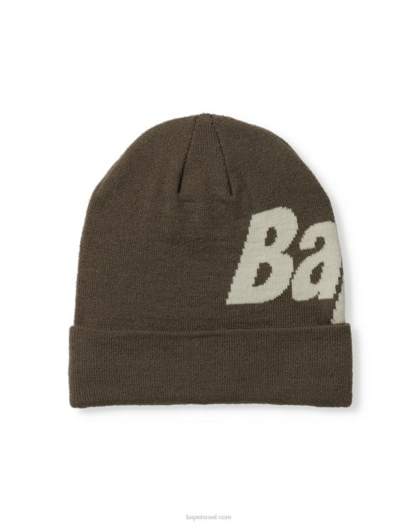 חאקי כהה A Bathing Ape 644LV629 גברים כובע סרוג