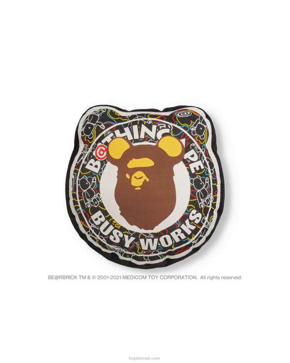שָׁחוֹר A Bathing Ape 644LV635 גברים x medicom toy camo be r cushion