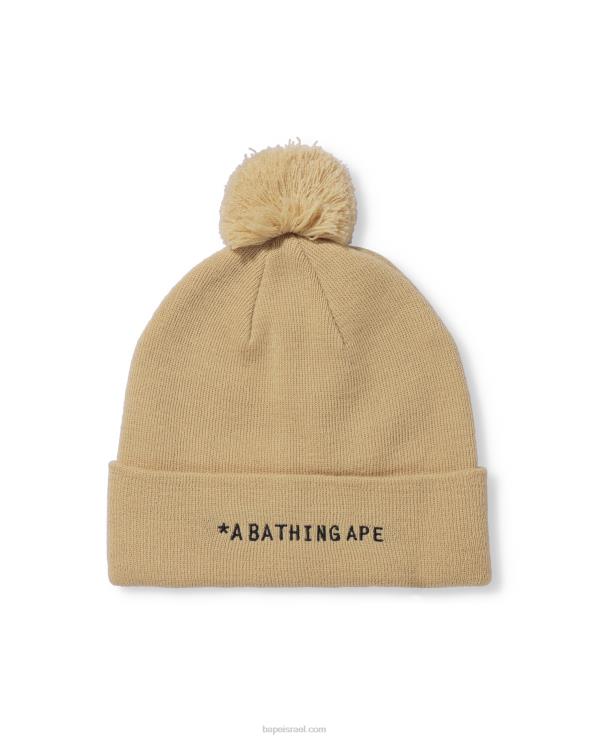 קרח וניל A Bathing Ape 644LV638 גברים כיפה סרוגה